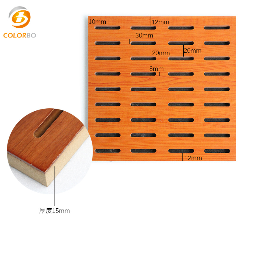 木质吸音墙装饰板 隔音木质吸音板