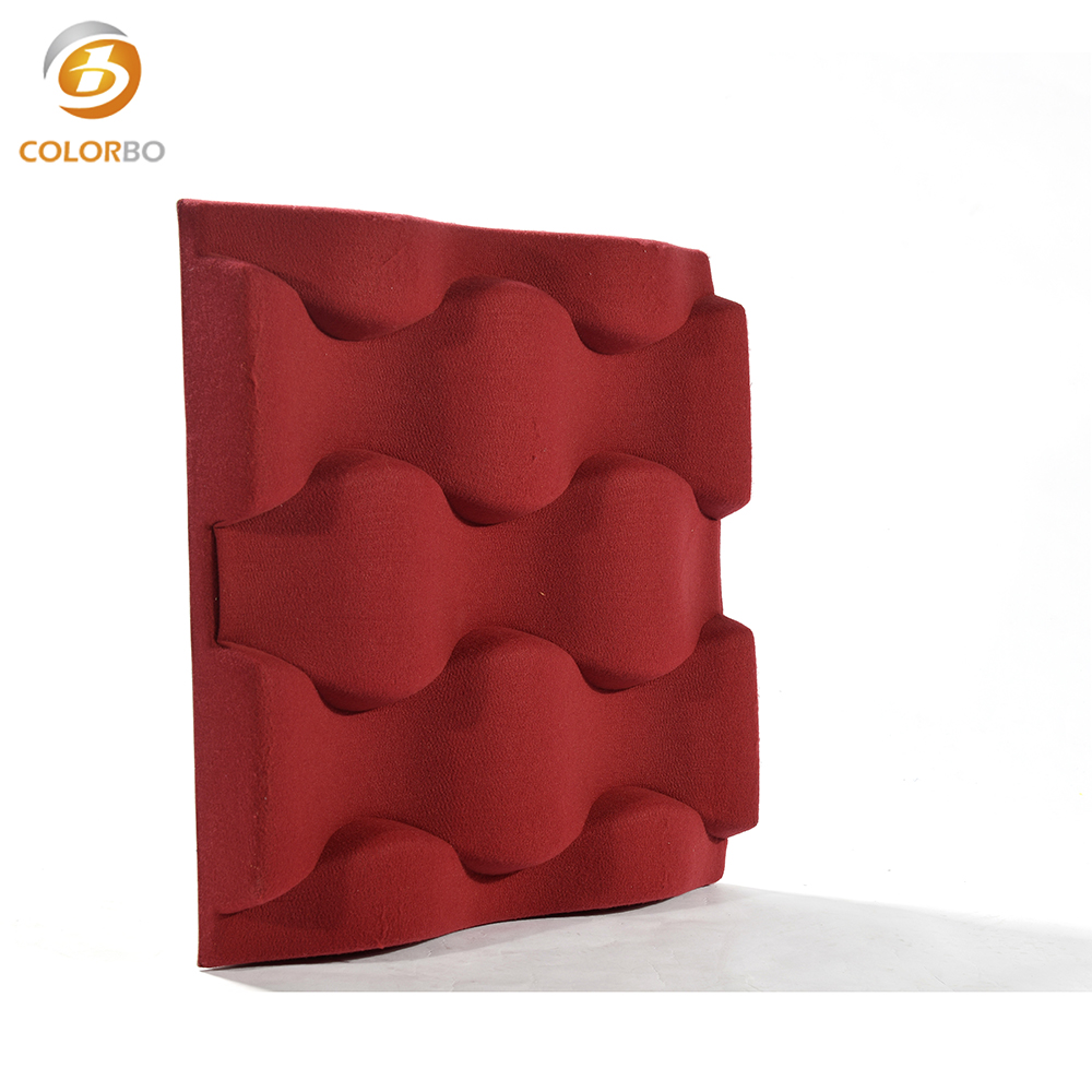 3D装饰性聚酯纤维吸音板墙板